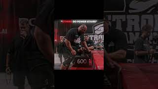 He Ran Up The Stairs?!🤔 #gym #gymmotivation #strongman #strength #motivation