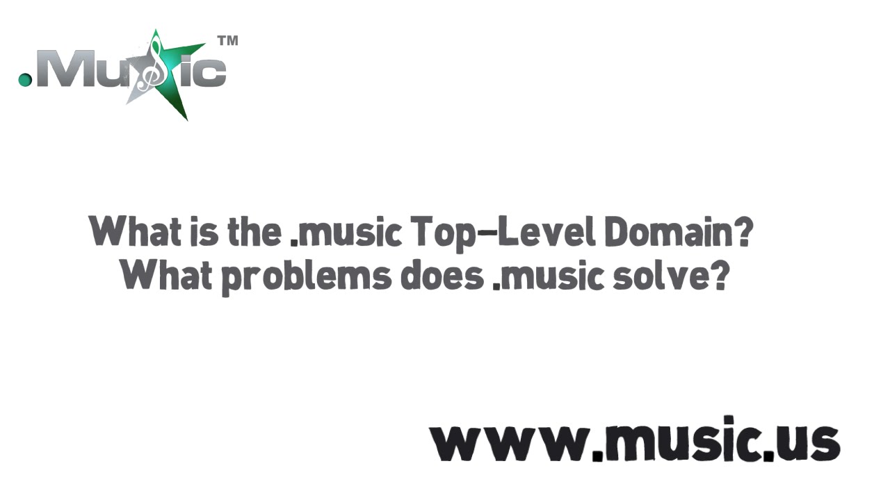 What is the .MUSIC Top-Level Domain (TLD) Name? Explainer Video