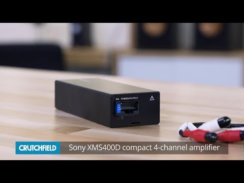 Sony  XMS400D compact 4-channel car amplifier | Crutchfield video