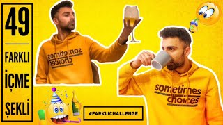 49 FARKLI İÇME ŞEKLİ // DÜNYALARI İÇTİM 😳 // #farklıchallenge