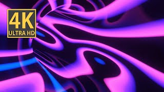 Abstract Background Video 4K Vj Loop Neon Pink Purple Metallic Tunnel Calm Screensaver  Visual Asmr
