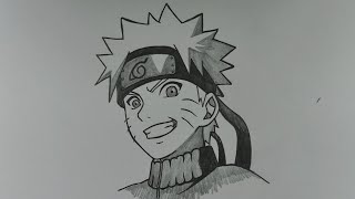 Cara Menggambar Uzumaki Naruto dengan Mudah step by step | Cara Menggambar Anime