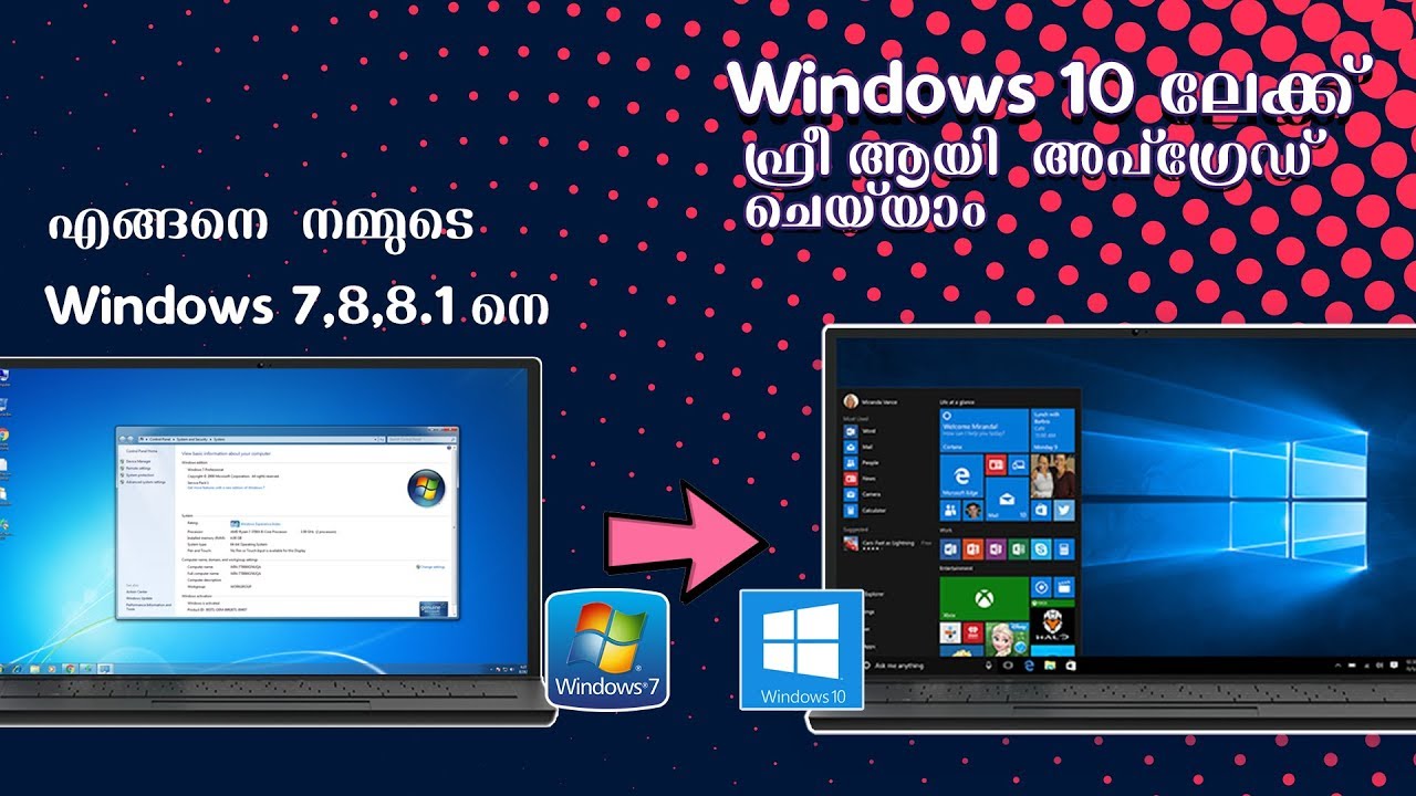 How to upgrade your Windows 7 ,8,8.1 to Windows 10 for free - YouTube