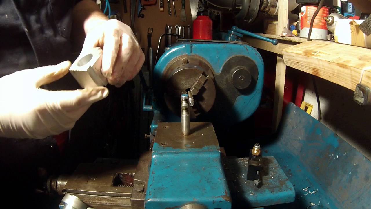 Lathe quick change tool post from ebay - YouTube