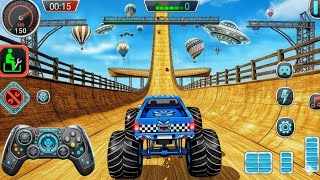 Monster Truck Stunt Racing - Extreme Mega Ramp Driver Simulator - Android Gameplay screenshot 4