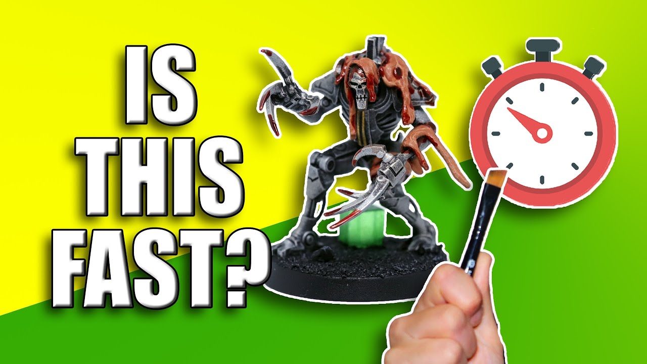 Картина Некронов из Warhammer 40k 🖌️ Некрокиборги-прокси, освежёванные