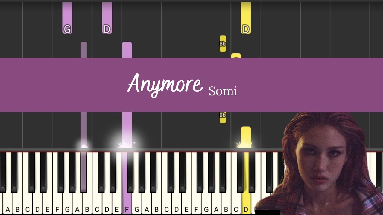 [Sheet] Somi - Anymore | Piano Tutorial