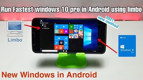 Run Fastest Windows 10 Pro in Android Phone Using Limbo PC Emulator | Windows in Android 2022