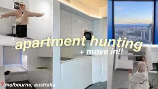 APARTMENT HUNTING, MOVE IN & TOUR!! moving series eps 4 ˚ ༘♡ ⋆｡˚