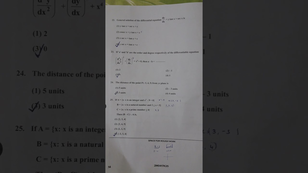 kcet 2025 maths answer key #kcet2025 #kcet #kcetmaths #kcetanswerkeymaths
