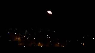 New Year's Eve fireworks in Szekesfehérvár