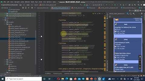 Projek UAS Mobile Programming 1||Pembuatan UI Aplikasi Akademik