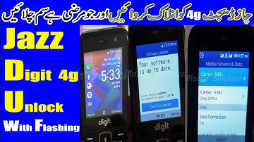 JAZZ Digit 4G V3 All Sim Network Unlock with Fastboot Mode fix without Open Mobile