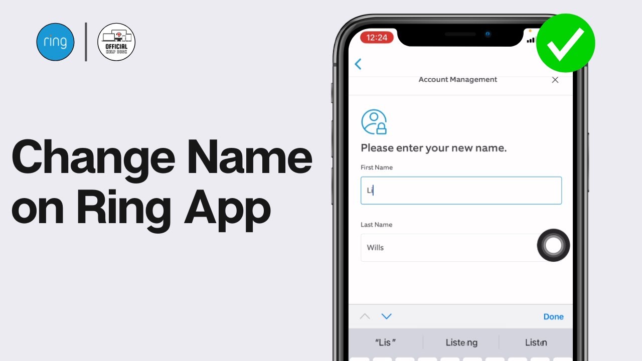 Приложение Ring: как изменить имя в приложении Ring 2024 | Сброс имени профиля в приложении Ring