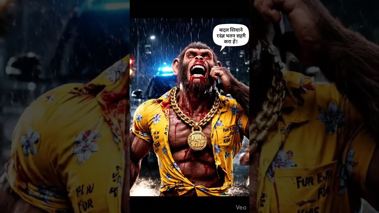 पुलिस ने बंदर को मारा, विधायक मामा आ गया 😡 | Viral Monkey Video 