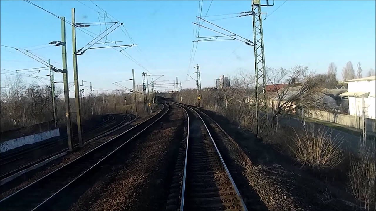 80a vasútvonal Ferencváros - Hatvan vezetőállásból