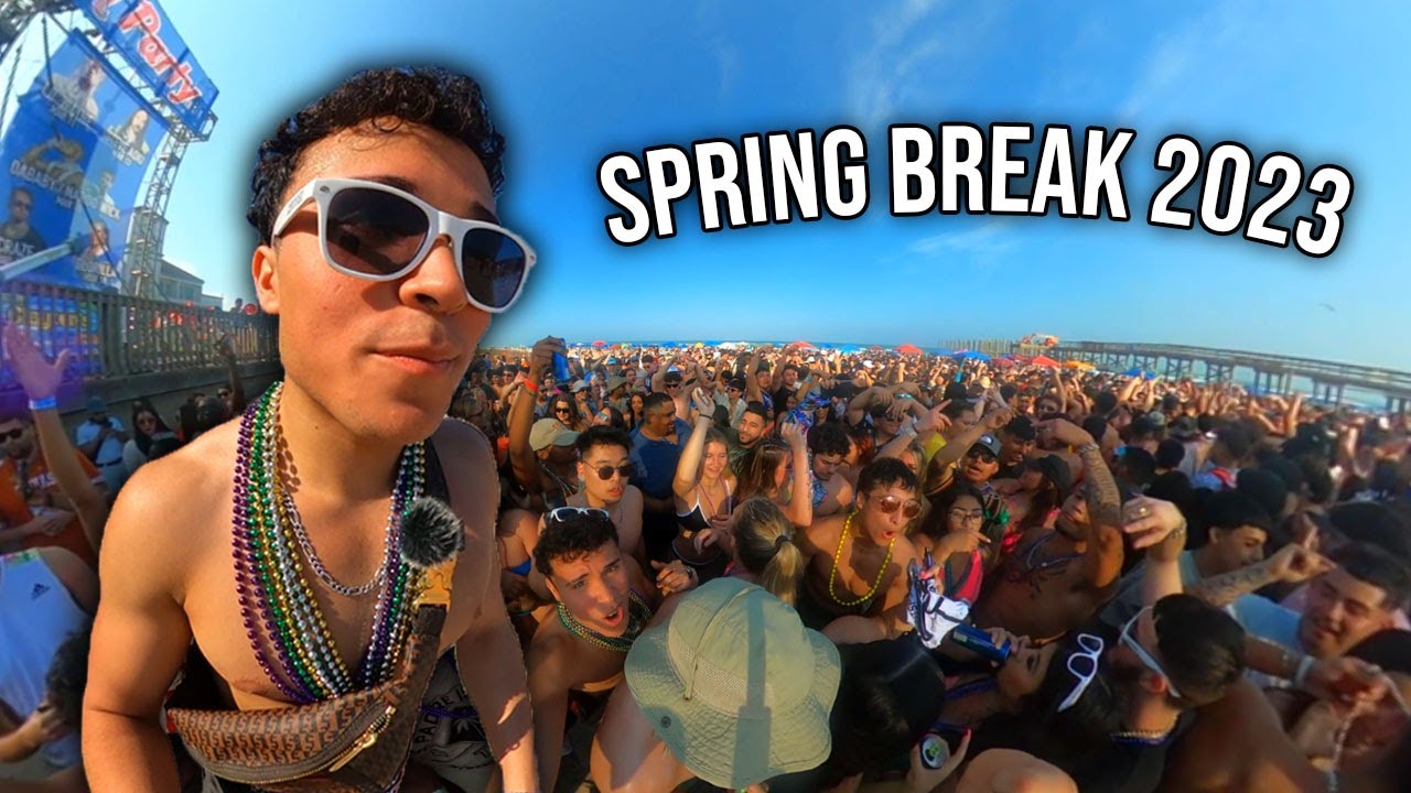 Spring Break 2023 South Padre Island (Claytons Beach Party Gets LIT