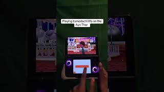 Playing tomodachi life on the Ayn Thor #gaming #emulation #ayn #aynthor #tomodachilife