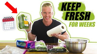 5 Ways To Keep Salad Greens Fresh Longer In The Fridge (FOR WEEKS) | LiveLeanTV