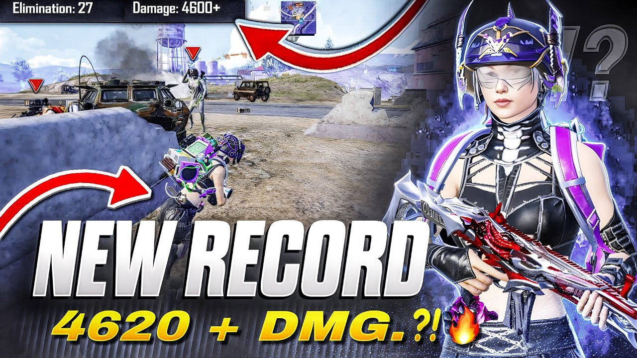 4600+ DAMAGE in Solo vs Squads… New Record?! | BGMI 🔱