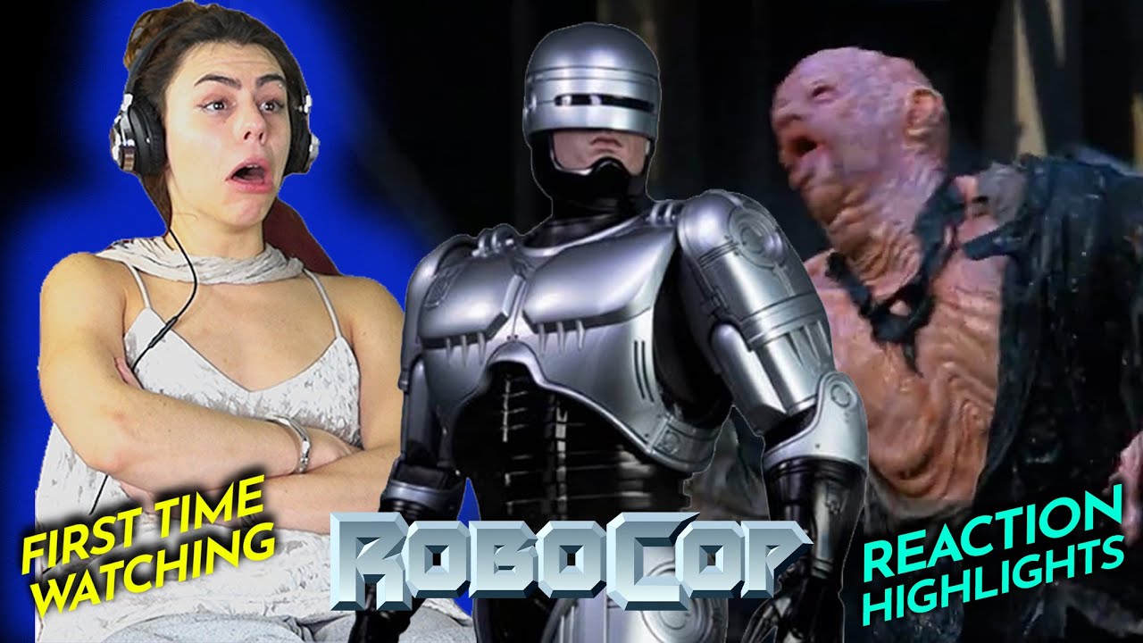 Leia grossed out by ROBOCOP (1987) Movie Reaction FIRST TIME WATCHING