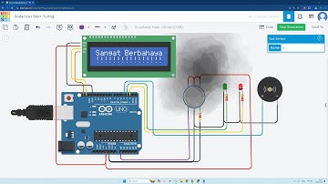 Tutorial Membuat PENDETEKSI KEBOCORAN GASSS Arduino Uno di TINKERCAD