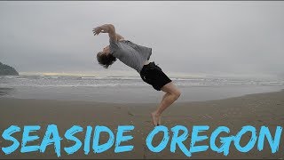 Flips On The Beach - Seaside Oregon