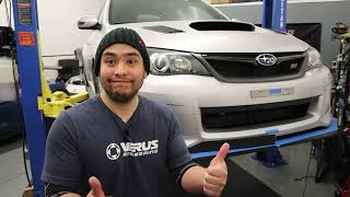 2011-2014 GR/GV Subaru WRX/STI Front Splitter and Air Dam Install