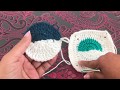 Crochet two colour circle/Crochet Blanket Pattern/ Crochet animal blanket/Part:26