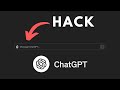 How to HACK ChatGPT