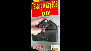 Testing A Key FOB DIY #Shorts