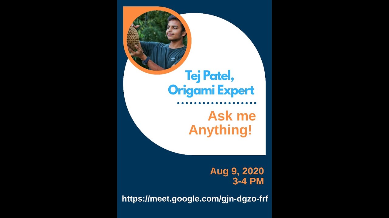 Let's Talk | AMA with Tej Patel | Origami Expert