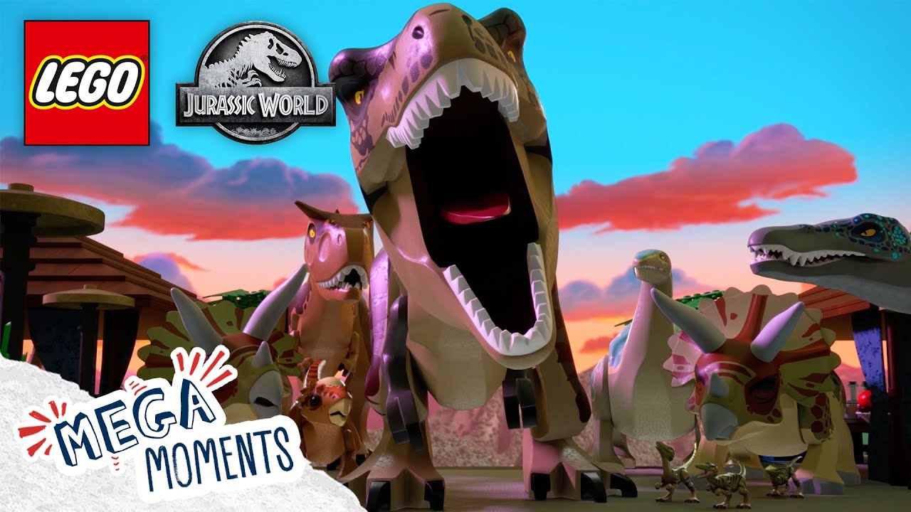 Who Angered the Trex! 😡🦖 | LEGO Jurassic World: Legend of Isla Nublar | Mega Moments