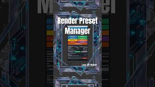 How to use Render Preset Manager in 3ds max. #3d #3dart #3dsmax #3dmodeling How to use Render Preset Manager in 3ds max. #3d #3dart #3dsmax #3dmodeling