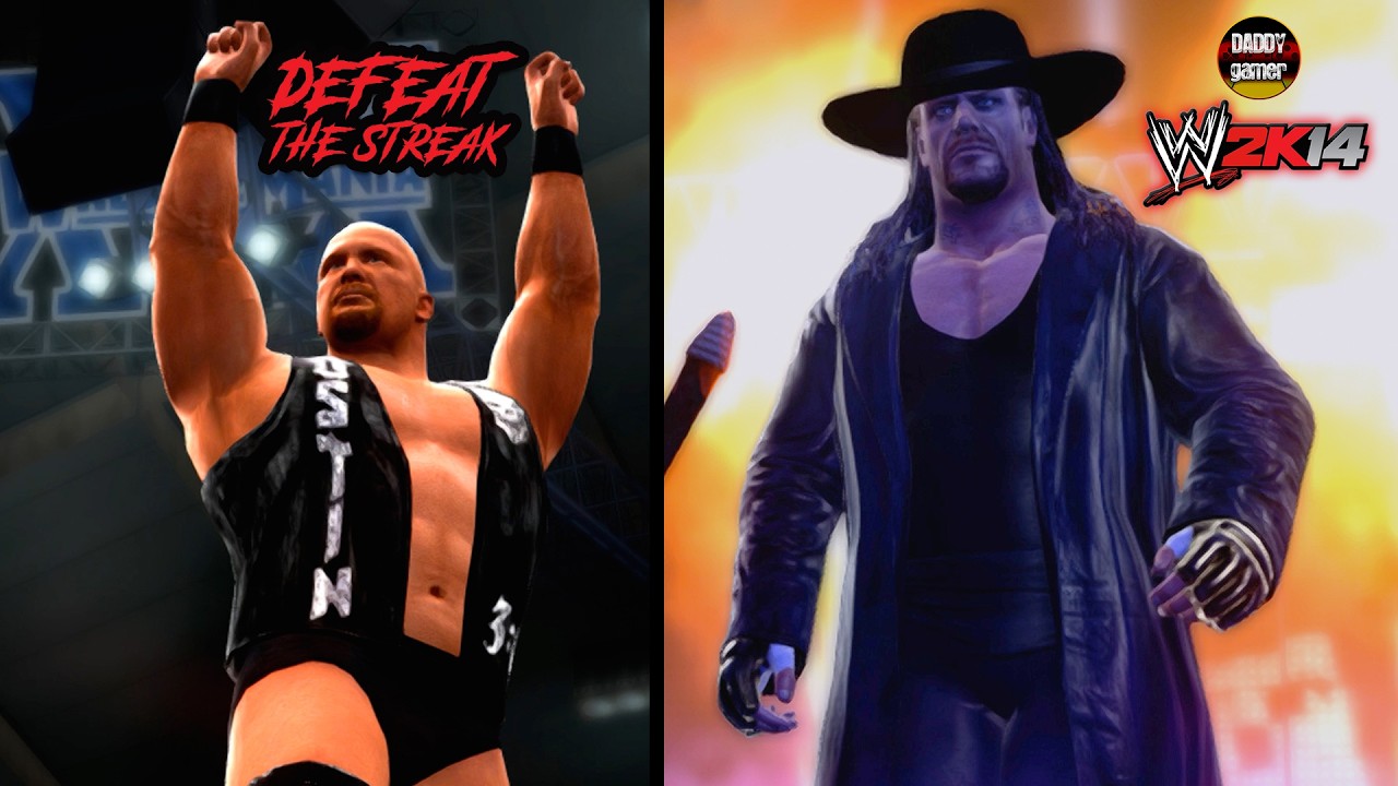 Режим «Преодоление серии побед» | «Стоун Колд» Стив Остин против Андертейкера | Геймплей WWE 2K14