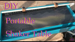 Portable DIY Shaker Table for Gold Prospecting and Extraction