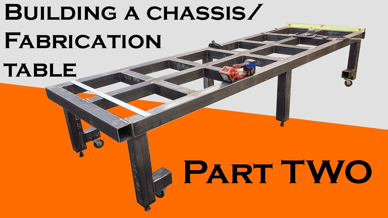 Building a chassis table (PART 2) - YouTube