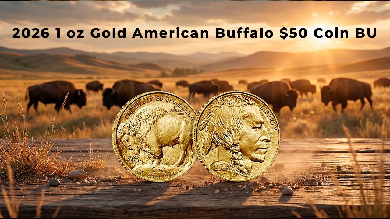 2026 1 oz Gold American Buffalo $50 Coin BU