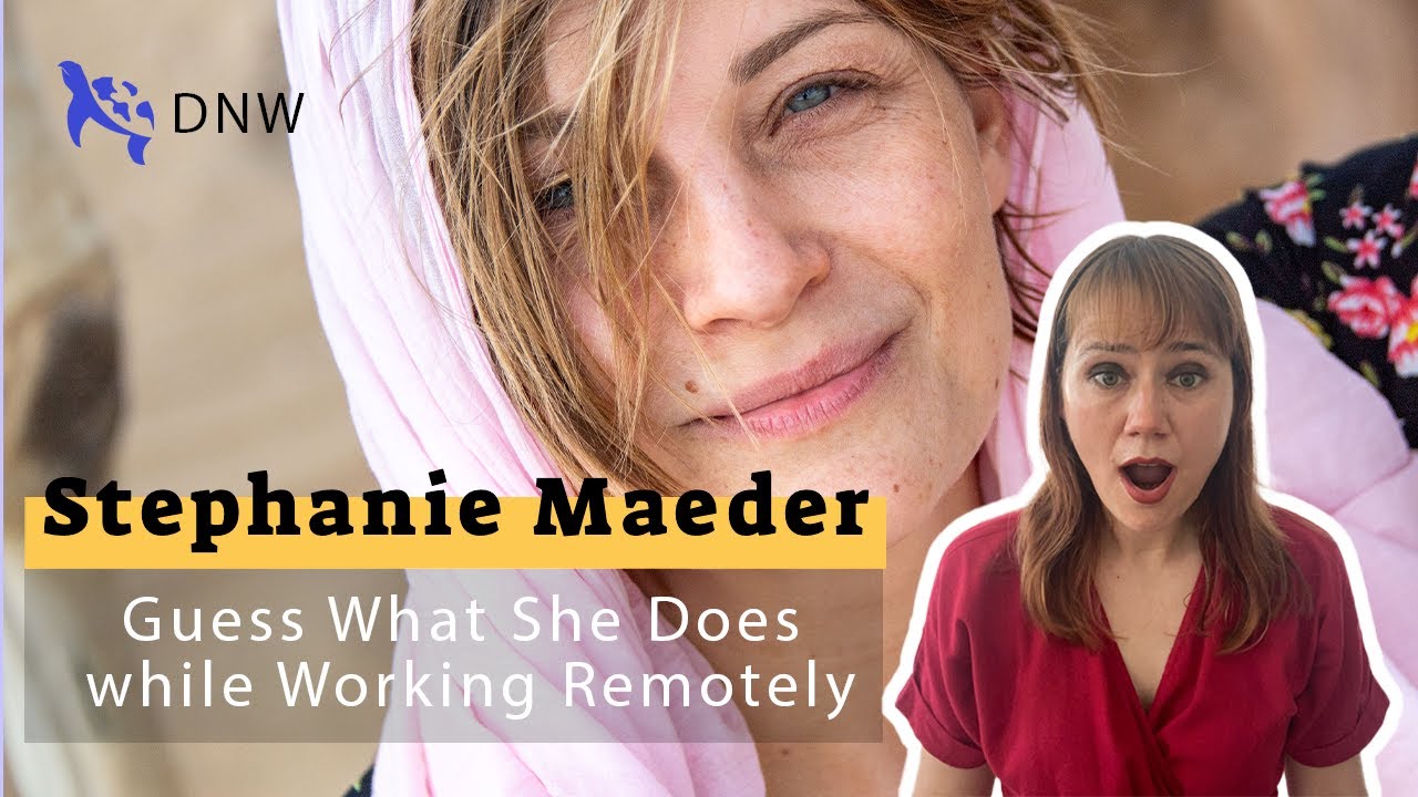 You'll Never Guess What She Does While Working Remotely YouTube