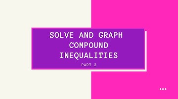 Algebra 1 Topic 8: Solve & Graph Compound Inequalities (Part 2/2)