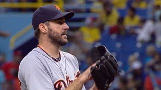 DET@TB: Verlander fans 10 Rays for first win of 2015