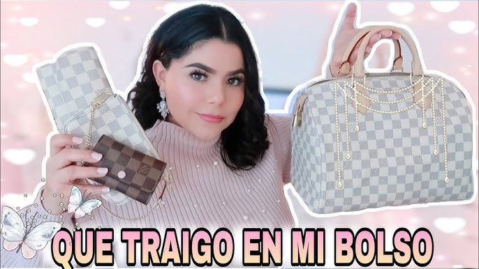 bolso de mano louis vuitton city steamer en cuero beige caqui y rosa, RvceShops Revival