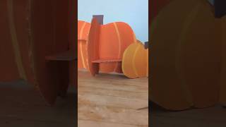 3d pumpkin using cardboard