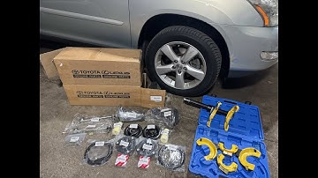 Lexus RX330 Front Struts/Shock Absorbers and Strut Mounts Replacement