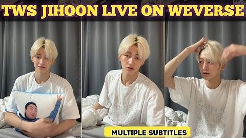 TWS  Jihoon Live on Weverse 🎥 |  (Shinyu, Dohoon, Youngjae, Hanjin, Kyungmin) Must-Be You Tonight!