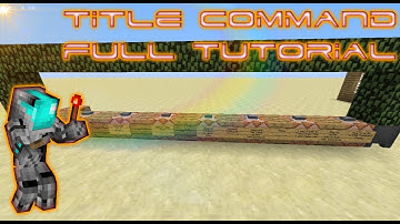 Full Title Command Tutorial