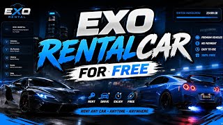 [FREE] Exo RentalCar | FiveM Car Rental System | ESX • QBCore • QBOX