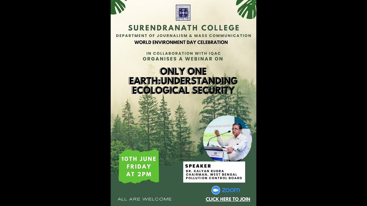 World Environment Day Celebration I Dept. of JORA I 10.06.2022 I 2pm