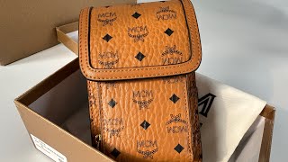 MCM Cross body mobile phone bag Women's crossbody bag