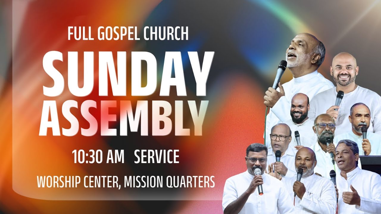 25/01/2026 | 10.30 AM | Sunday Live | Full Gospel Church | Worship ...